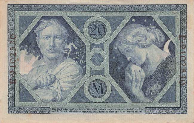 20 Mark Serie K/E 1915